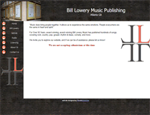 Tablet Screenshot of lowerymusic.com